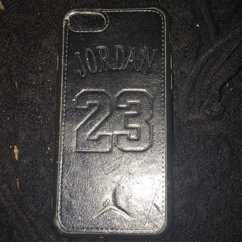 Black Jordan 23 case for iPhone 6 or iPhone 7